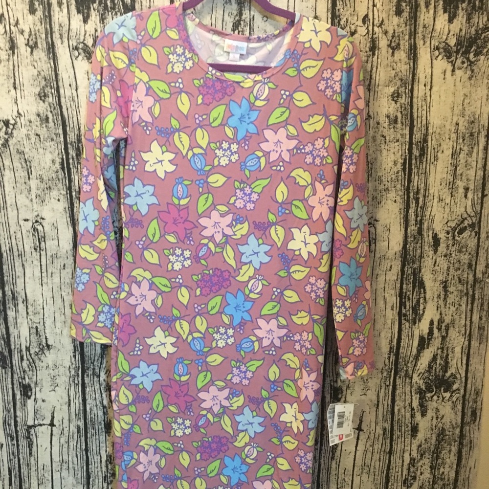 LuLaRoe Debbie Floral Dress